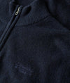 Superdry Essential Emb Knit Half Zip - Carbon Navy Marl