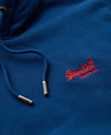 Superdry Essential Logo Hoodie - Pilot Mid Blue