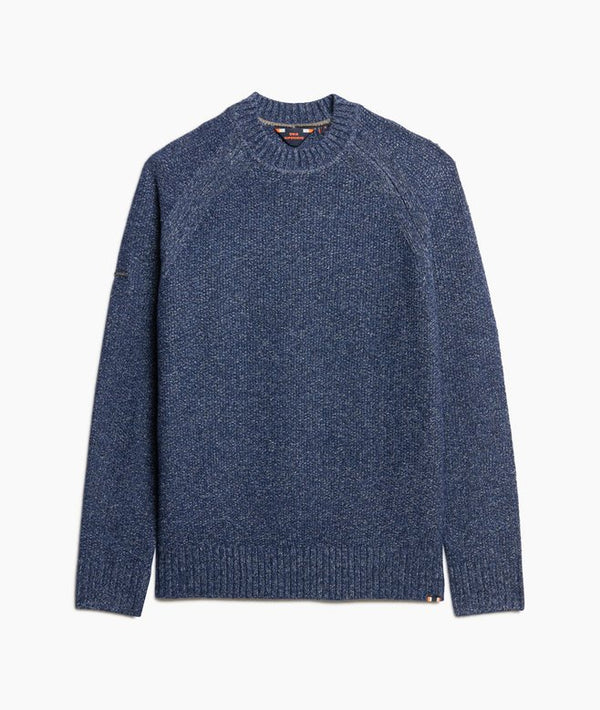 Superdry Chunky Raglan Jumper - Nautical Navy