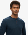 Superdry Merchant Grandad Top - Eclipse Navy