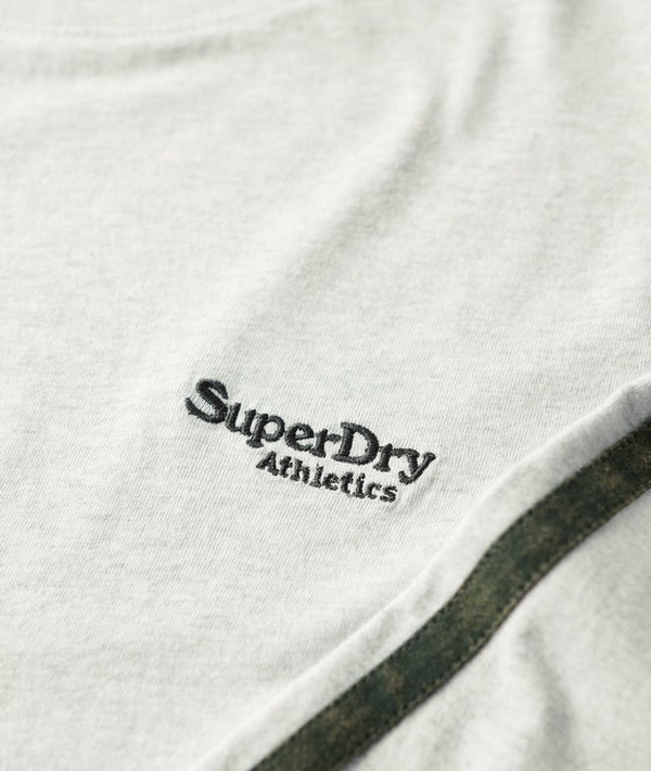 Superdry Essential Logo Retro St Long Sleeve Top - Lightning Grey Grindle