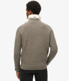 Superdry Chunky Raglan Jumper - Walnut Brown