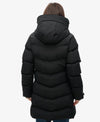 Superdry City Mid Length Padded Jacket - Black