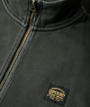 Superdry Contrast Stitch Track Top - Washed Black