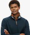 Superdry Core Pique Henley - Eclipse Navy
