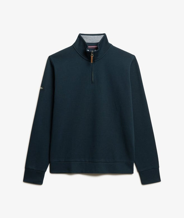 Superdry Core Pique Henley - Eclipse Navy