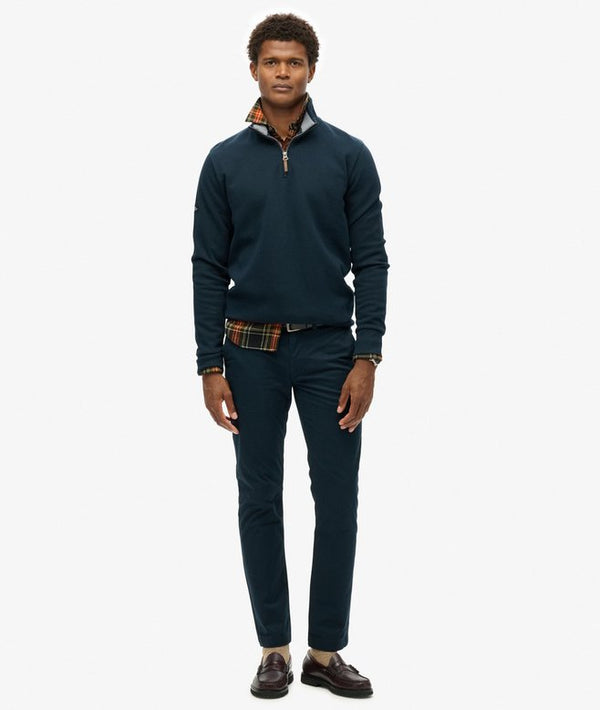 Superdry Core Pique Henley - Eclipse Navy