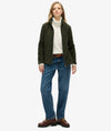 Superdry Estate Full Zip Fleece - Surplus Goods Olive Green