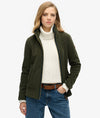 Superdry Estate Full Zip Fleece - Surplus Goods Olive Green