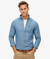 Superdry Classic University Oxford Shirt - Indigo Chambray Oxford