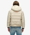 Superdry Sports Puffer Bomber Jacket - Pelican Beige