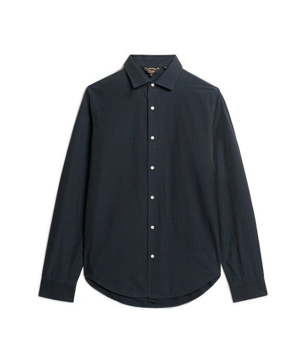 Superdry Casual LS Shirt - Grey/Navy Check