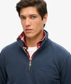 Superdry Essential Logo Henley - Lauren Navy