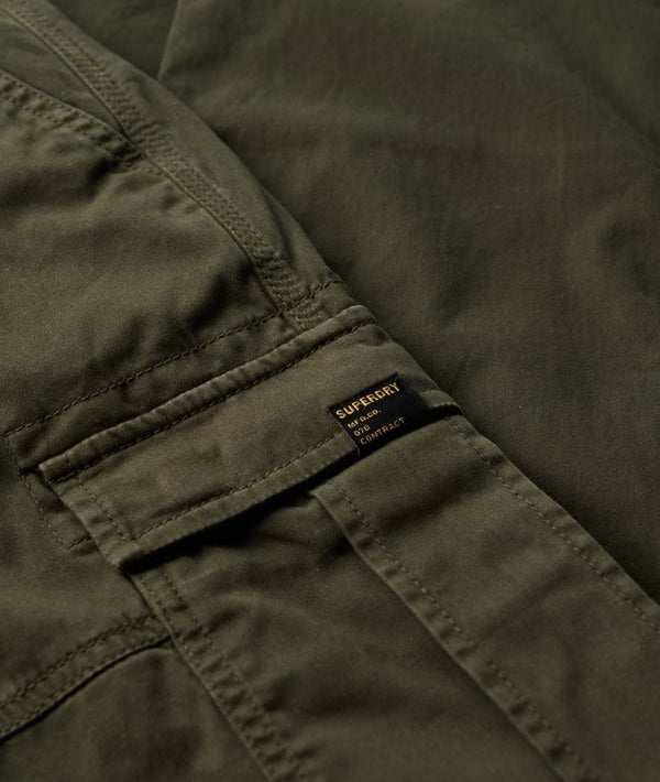 Superdry Mid Rise Slim Cargo - Surplus Goods Oliver Green