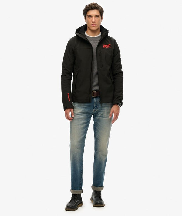 Superdry Hooded Soft Shell Trekker Jacket - Black