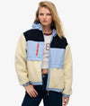 Superdry Hooded Fleece Jacket - Urban Cream