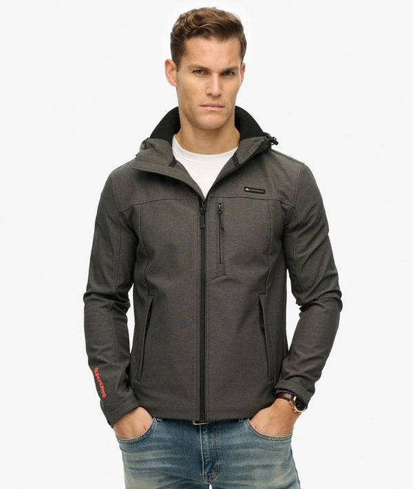 Superdry Marl Ripstop Trekker Jacket - Grey Marl