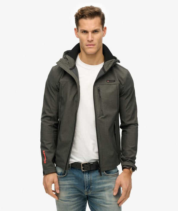 Superdry Marl Ripstop Trekker Jacket - Grey Marl