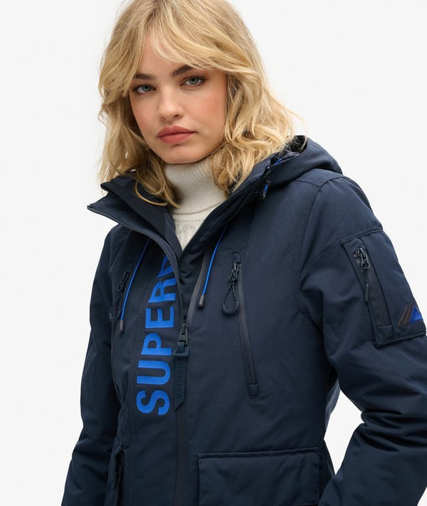 Superdry Hooded Ultimate Windcheater Jacket - Nordic Chrome Navy