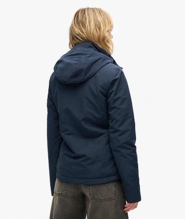 Superdry Hooded Ultimate Windcheater Jacket - Nordic Chrome Navy