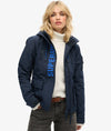 Superdry Hooded Ultimate Windcheater Jacket - Nordic Chrome Navy