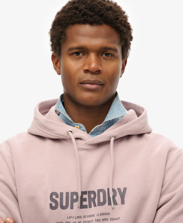 Superdry Utility Sport Hood - Cloud Grey