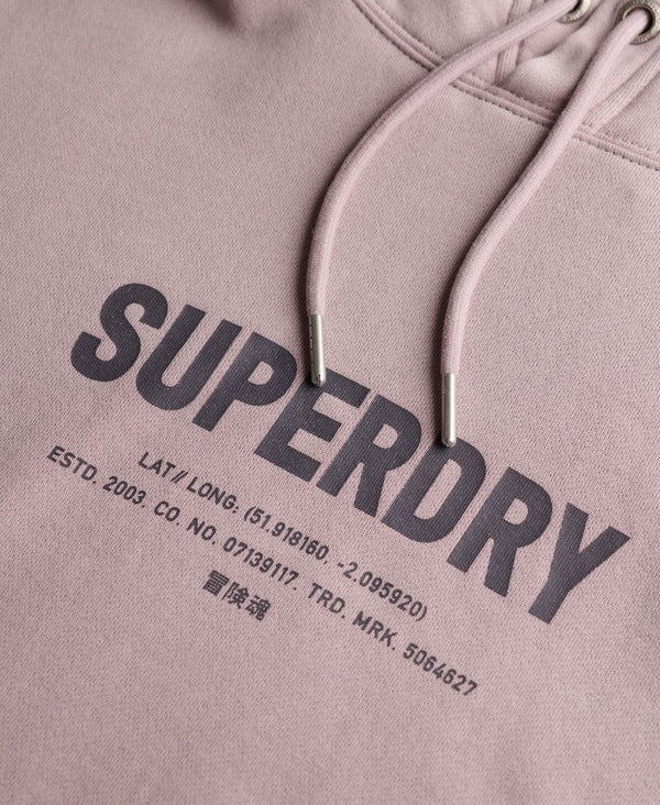 Superdry Utility Sport Hood - Cloud Grey