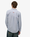 Superdry Essentials Oxford Shirt - Broker Navy Stripe