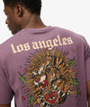 Superdry Neo Trad Tattoo Loose Tee - Blackened Purple