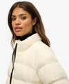 Superdry Non Hooded Sports Puffer Jacket - Off White