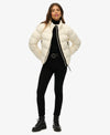 Superdry Non Hooded Sports Puffer Jacket - Off White