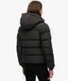 Superdry Hooded Sports Puffer Jacket - Black