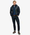 Superdry Hood Storm Fleece Hybrid Jacket - Eclipse Navy