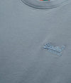Superdry Essential Logo Emb Tee - Washed Denim