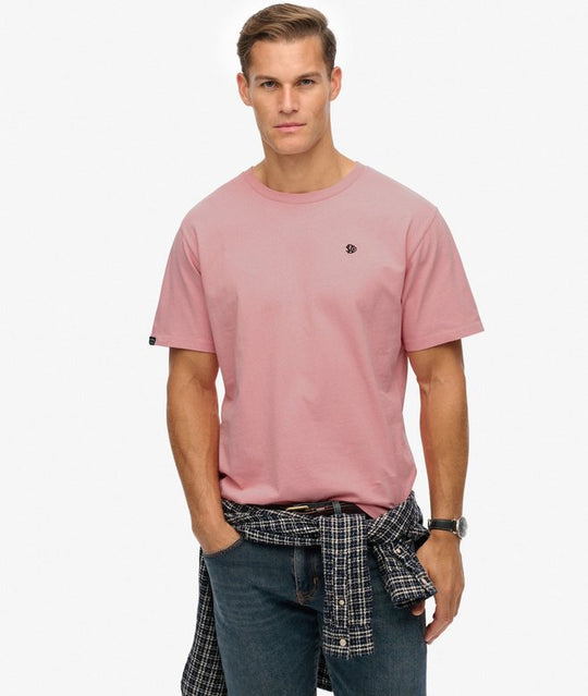 Superdry Essentials Relaxed Tee -  Blush Pink