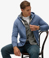 Superdry Essential Logo Zip Hoodie HB - Jeans Blue Marl
