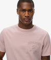Superdry Athletic Emboss Relaxed Tee - Dusty Pink