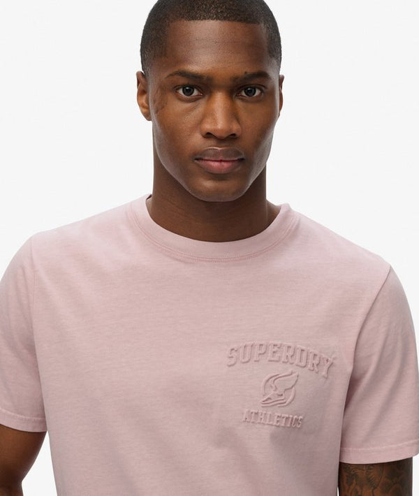 Superdry Athletic Emboss Relaxed Tee - Dusty Pink