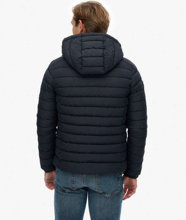 Superdry Hooded Fuji Padded Jacket - Eclipse Navy