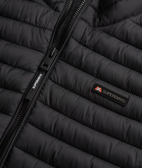 Superdry Fuji Lite Padded Gilet - Jet Black