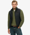 Superdry Fuji Lite Padded Gilet - Jet Black