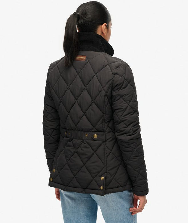 Superdry Cord Trimmed Liner Jacket - Black