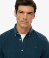 Superdry Classic Needle Cord Shirt - Insignia Blue