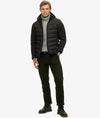 Superdry Hooded Storm Knit Hybrid Jacket - Black