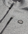Superdry Storm Fleece Half Zip - Storm Light Grey Grit