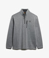 Superdry Storm Fleece Half Zip - Storm Light Grey Grit