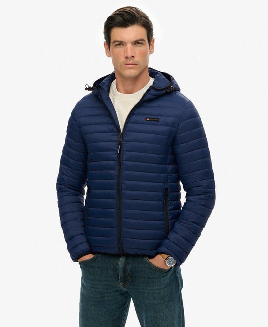 Superdry Hooded Fuji Lite Jacket - Insignia Blue