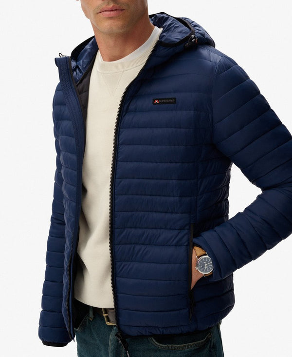 Superdry Hooded Fuji Lite Jacket - Insignia Blue