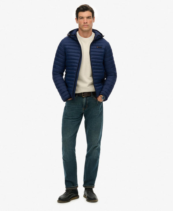Superdry Hooded Fuji Lite Jacket - Insignia Blue