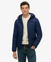 Superdry Hooded Fuji Lite Jacket - Insignia Blue